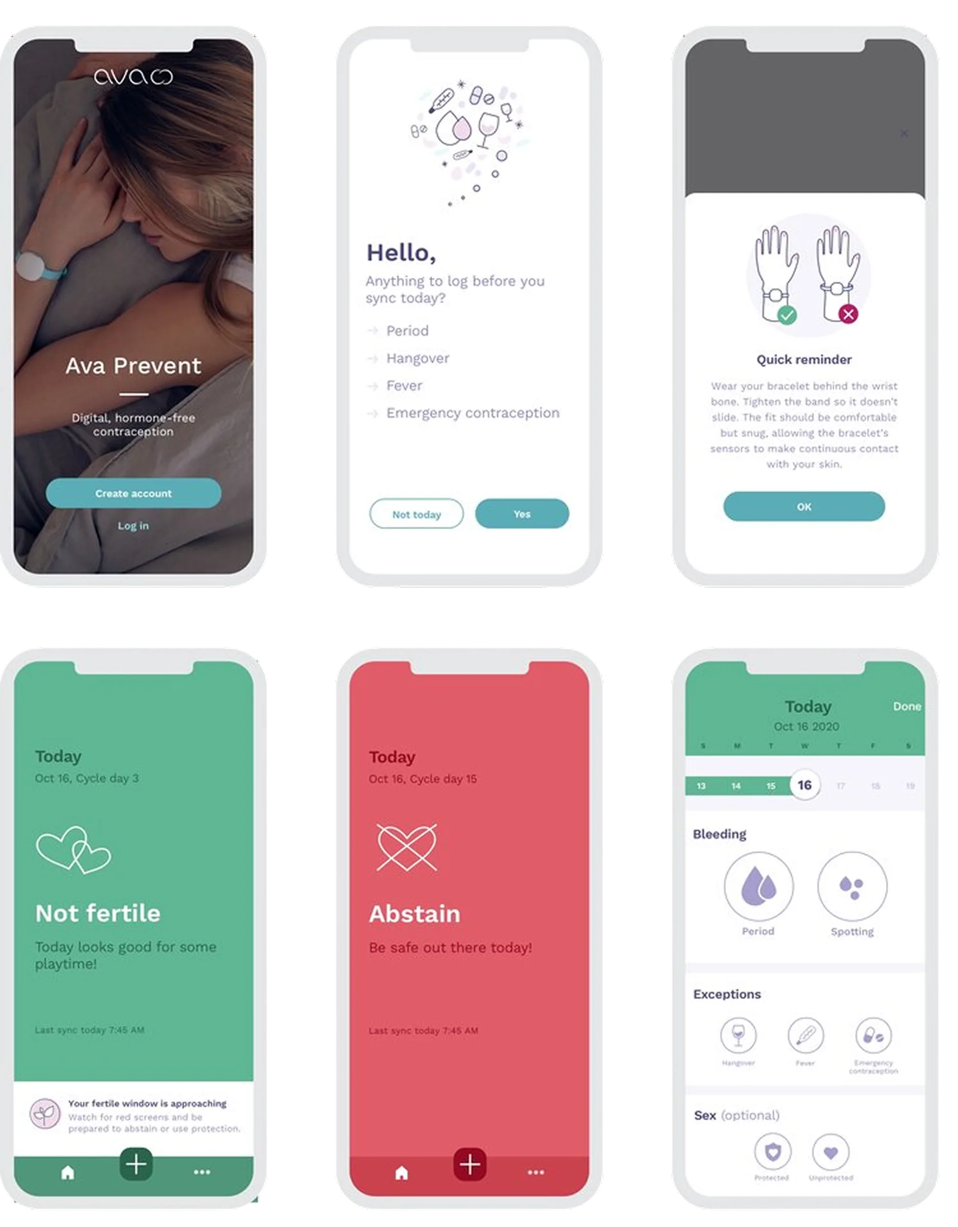 Ava Prevent digital contraception app