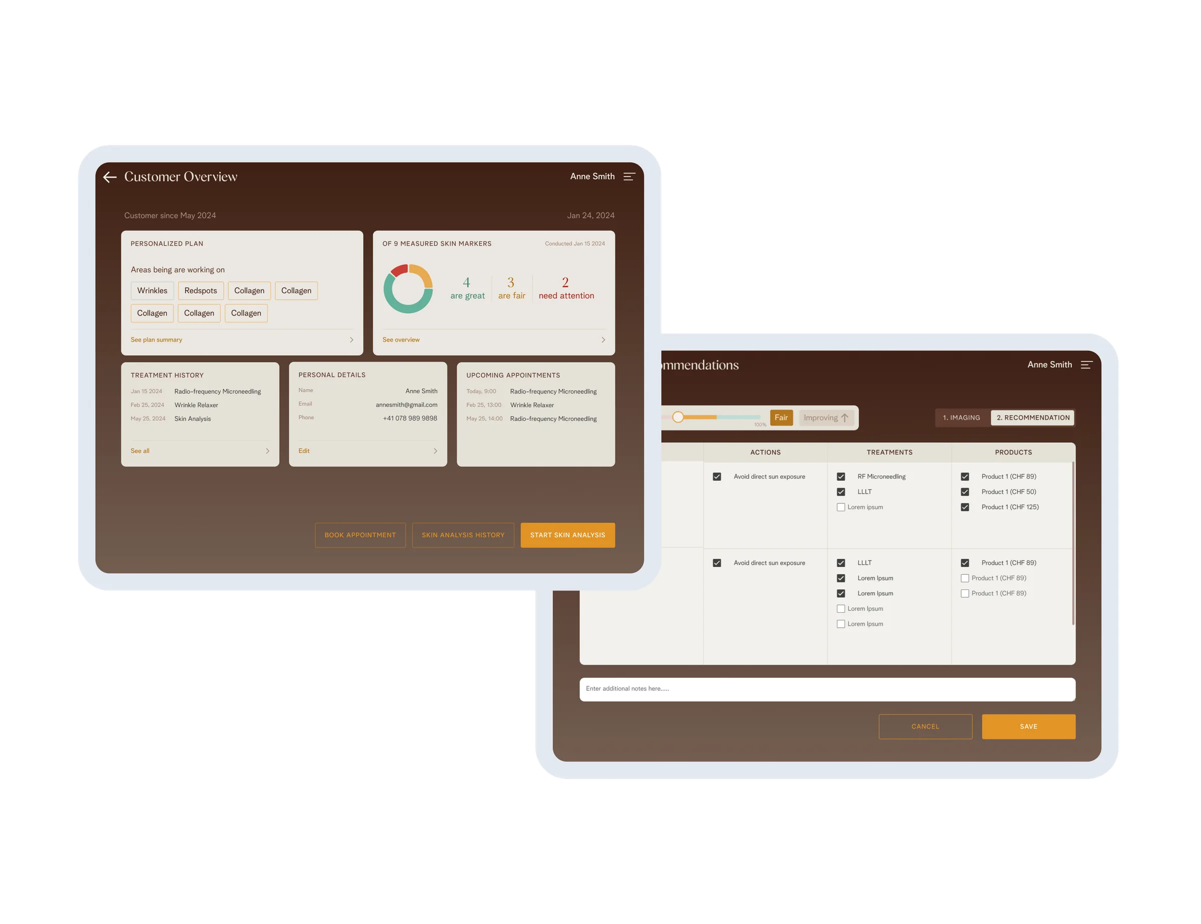 Everskin practitioner iPad app